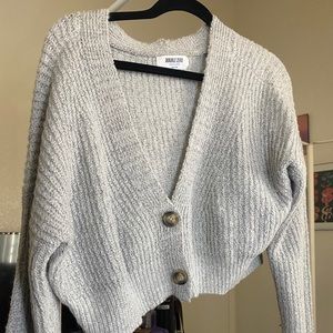 Cardigan crop sleeve